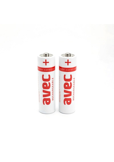 Avec Aa Kalın Kalem Şarjlı Pil 1100mah 2 Li Paket Şarj Edilebilir