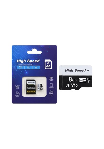 Elba A1 V10 U1 Adaptörlü Class 10 Yüksek Hız 8 Gb Micro Sd Hafıza Kartı