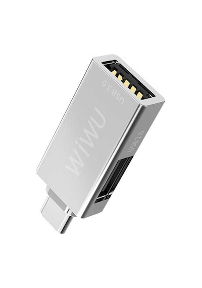 Winex Wiwu T02 USB Type-C Hub Çevirici ve Çoklayıcı Hub Gri
