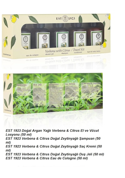 Hawaii Ananas Sıvı Ve Köpük Sabun, Verbena Cıtrus Seyahat Seti, H-pro Hijyen