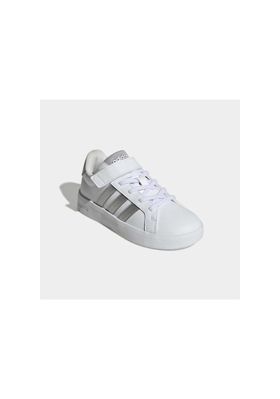 Adidas Grand Court 3.0 El C Unisex Çocuk Sneaker Jp9368 Beyaz / Gümüş Met. / Gümüş Met