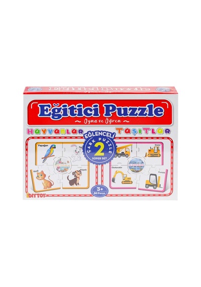 7196 Çark Puzzle Hayvanlar - 1 Adet