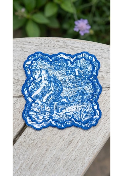 Toile Azure Kokteyl Peçetesi