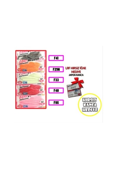 Lucky John Lugworm 11.5Cm 15Pc Lrf Silikon Yem