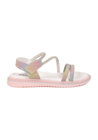 Arzen 26a94 F Gökkuşağı Kız Çocuk Sandalet Çok Renkli