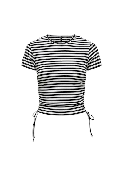 Only Onlwendy S/s Ruchıng Top Jrs 15284982 Siyah 001