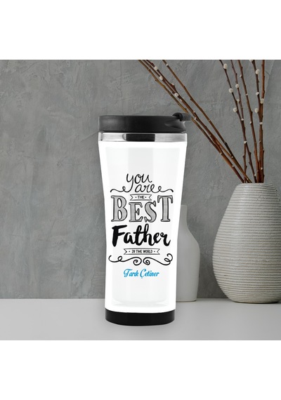 En Iyi Baba Isme Özel Termos Mug