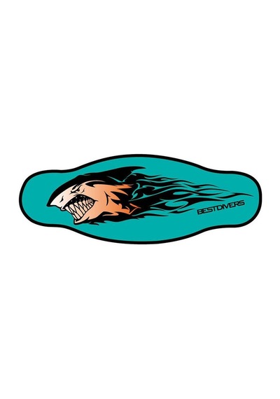 BestDivers Maske Arkalığı Harley Neopren Siyah