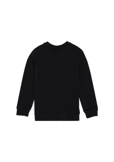 U.S. Polo Assn. Erkek Çocuk Siyah Basic Bisiklet Yaka Sweatshirt 50289143-VR046