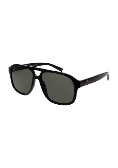 Gucci Gg 1856s 001 57 Erkek Pilot Siyah Kemik Güneş Gözlüğü Siyah