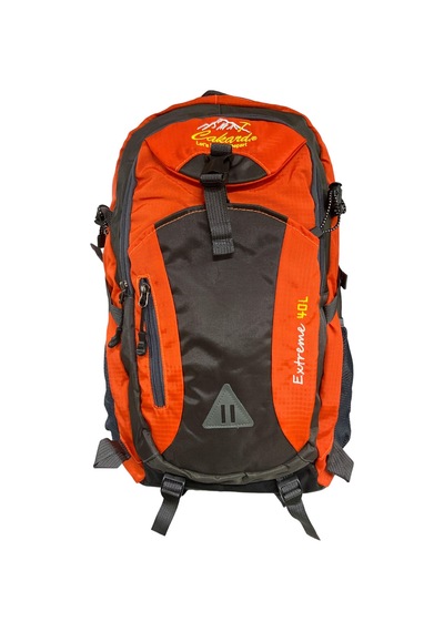 Cakard Kaliteli Astarlı Su Geçirmez Unisex Hafif Dağcı Kamp Gezi Seyahat Sırt Çantası 40 Lt. 32x52cm Turuncu