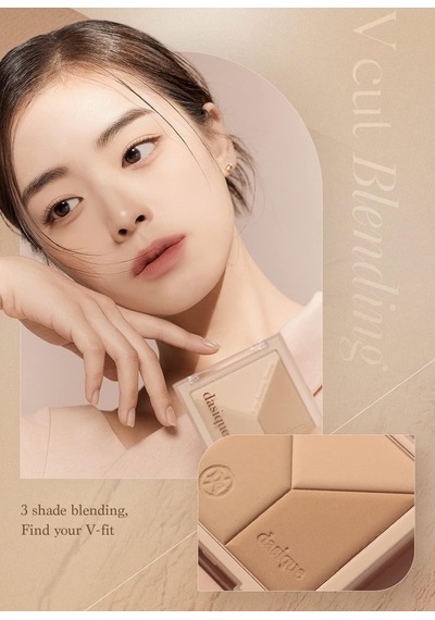 Doğal Gölgelendirme Sunan 3'lü Kontür Paleti V Cut Blending Shading 01 Warm Blending Belirtilmemiş