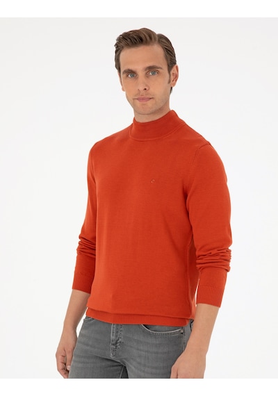 Pierre Cardin Erkek Turuncu Kazak /triko 50296548-vr051 Turuncu