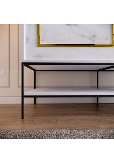 Pasific Home Martin 2 Kapaklı Sürgülü Gardırop Elbise Dolabı Beyaz - Beyaz Mermer 150 CM