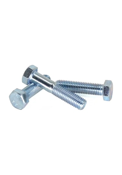M8x25 Anahtar Başlı Civata 8.8 Beyaz 1 Paket 10 Adet