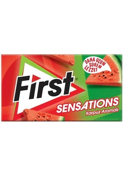 First Sensations Karpuz Aromalı Şekersiz Sakız 27 Gr