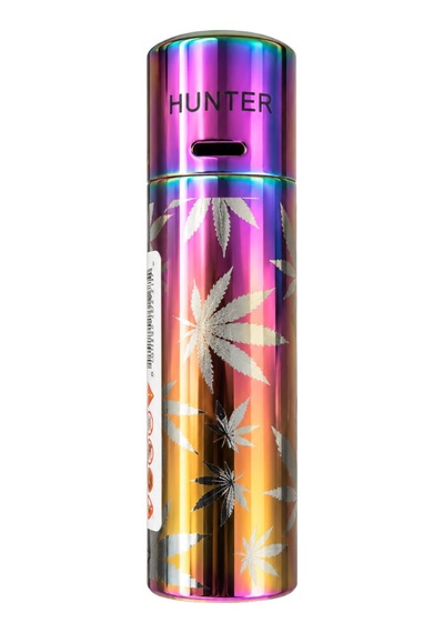 Hunter Tek Torch Pürmüz Renkli Yaprak Desenli Metal Puro Çakmağı Ack061