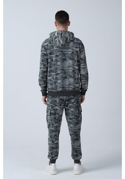 Alexander Gardi Alexandergardı Kamuflaj Desenli Kapüşonlu Sweatshirt E21-72101-ust 001