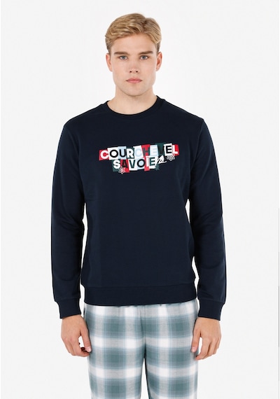 Colin's Colins Lacivert Erkek Sweatshirt Cl1071776 Q1.v2 Nav Lacivert