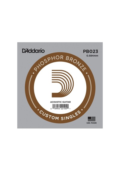 Daddarıo Pb023 Akustik Tek Tel, Phosphor Bronze Wound, G- Sol