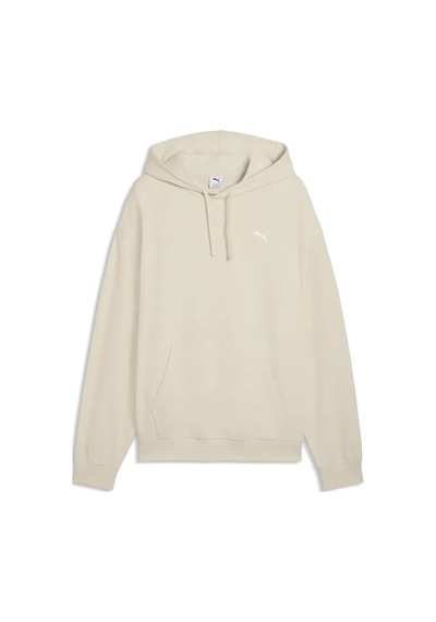 Puma Ess Elevated Relaxed Hoodie Krem Erkek Sweatshirt
