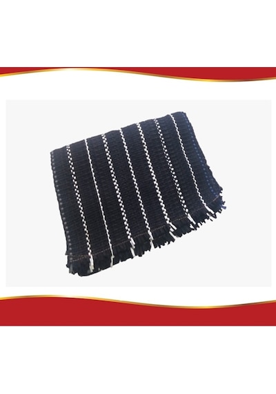 Oto Koltuk Serme Kilim Minder Siyah-Beyaz 3 Lü Takım (451931213)