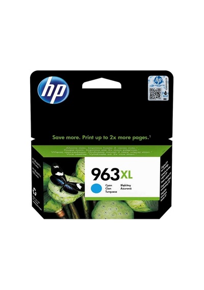 HP 3JA27AE (963XL) YUKSEK KAPASITE CYAN MURE  KEP KARTUS