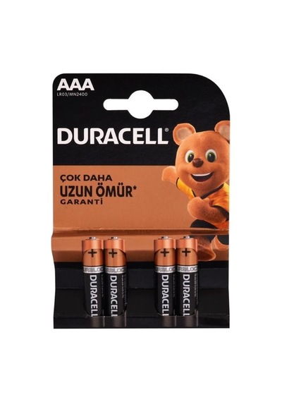 Duracell Alkalin Pil Aaa 4&apos &apos Lü Paket