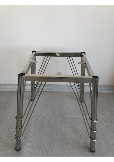 Metal, 40 Cm Krom Kaplama Sandalye Ayağı 2 Adet