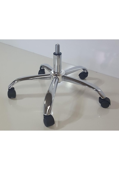 Kamusalmarket Kromaj Yıldız Ayak+Teker+Krom Piston Ücretsiz Kargo