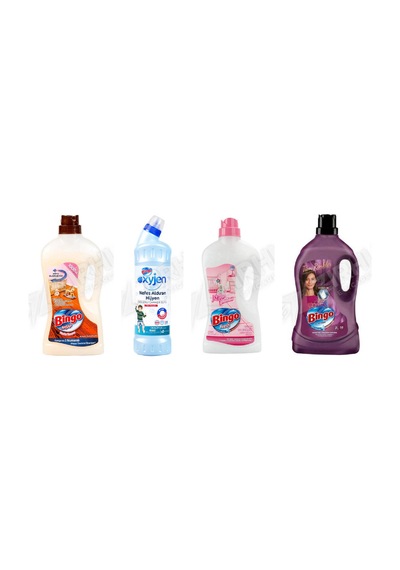 Bingo Ahşap Tem. 1 L + Oksi Jen 750 Ml + Yüzey Tem. Fresh 2.5 Lt + Tüm Renkler Sıvı 3 L 4'lü Set Diğer