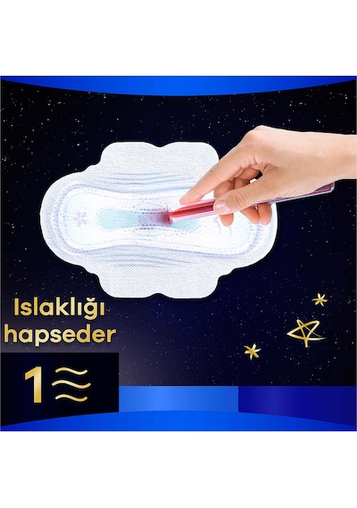 Orkid Ultra Ekstra Gece Ekstra Plus Hijyenik Ped 14 Adet