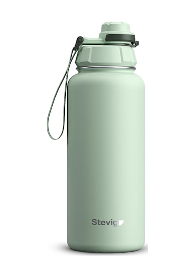 Stevig 1 Hand Leak-proof Sızdırmaz Çelik Termos 1000 Ml Smoke Green St-218 Diğer