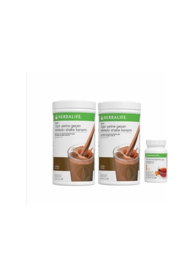 Herbalife 2 Adet Çikolata Aromalı Shake+50gr Şeftali Aromalı Çay
