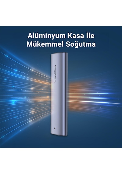 Veggieg 10gbps Usb 3.1 Gen2 M.2 Sata Ngff Nvme Ssd Disk Kutusu