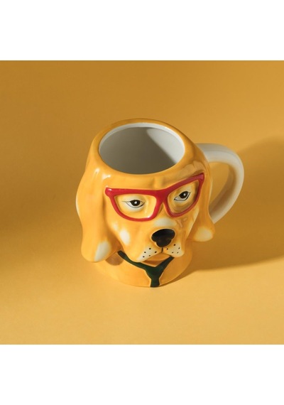 Karaca Animal Dog Mug Kupa Açık Ahşap