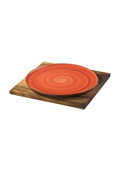 Akasya Kare Pizza Tahtası 34 34 Cm Tabaksız