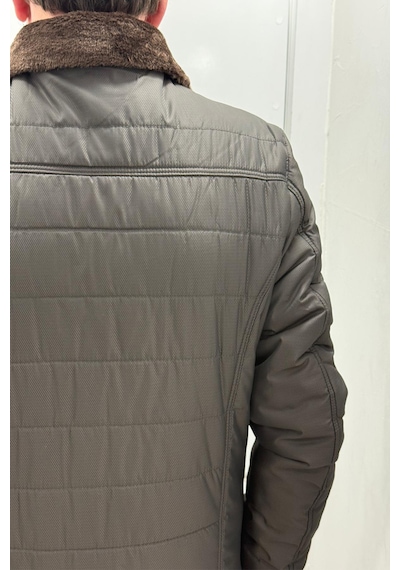 Santa Marco Muratti Dmctekstil Erkek Mrc-377 Hakim Yaka Spor Kesim Dar Kalıp Yakası Kürklü Kışlık Mont Koyu Kahverengi Santa Marco Muratti Dmctekstil Erkek Mrc-377 Hakim Yaka Spor Kesim Dar Kalıp Yakası Kürklü Kışlık Mont Koyu Kahverengi