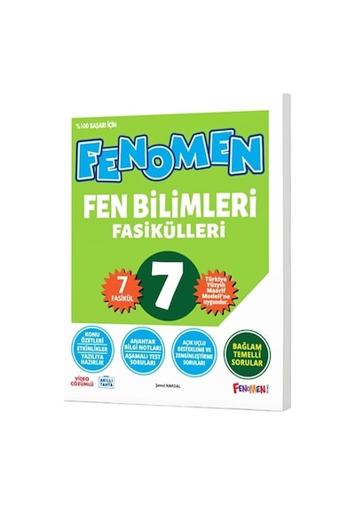 Fenomen 7 Sınıf Fen Bilimler Fasikül Seti 123456 Sayılar 2627