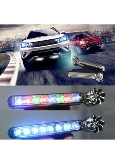 Led Çakar Lamba Seti Rgb Rüzgar Enerjili -9043993350913