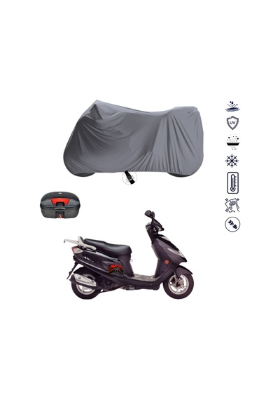 Suzuki An 125 HK ÇANTALI MOTOSİKLET BRANDA SU GEÇİRMEZ TOPCASE UYUMLU MOTOR BRANDA