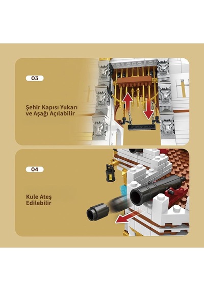 Reobrix 66013 Kraliyet Körfezi Yaratıcı Yapı Blok Seti Building Blocks The Royal Bay - 4168 Parça Reobrix 66013 Kraliyet Körfezi Yaratıcı Yapı Blok Seti Building Blocks The Royal Bay - 4168 Parça