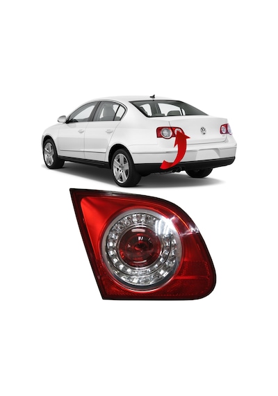 Vw Passat B6 Sol Stop Lambası İç 2006-2011 3C5945093E