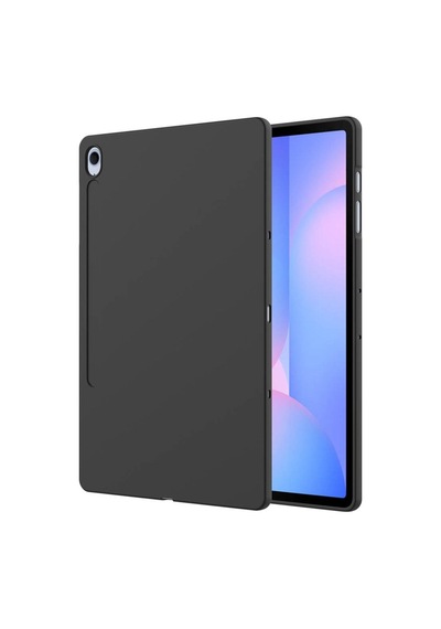 Samsung Galaxy Tab S10 Fe+ 13.1 İnç Siyah Silikon Kılıf Arka Kapak Arka Kapak