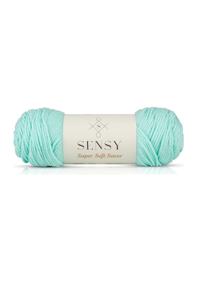 Premium Super Soft Saver El Örgü Ipi Kazak Ip Şal Bere Ipliği Battaniye Ev Dekorasyon Ipi Mint