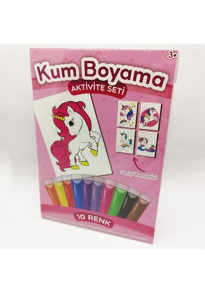 Prenses Unicorn Kum Boyama Aktivite Seti