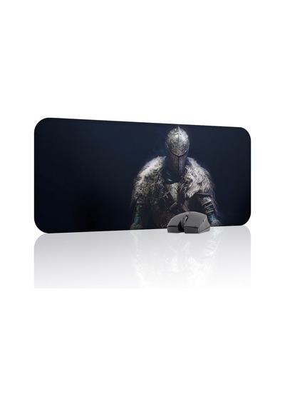 Dark Souls Kaymaz Dikişli Kauçuk Oyuncu Mousepad V2 - 70x30 Xl Gaming Mouse Pad Fare Altlığı
