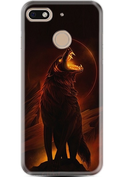 General Mobile Gm 8 Go Kılıf Silikon Fire Wolf 1602