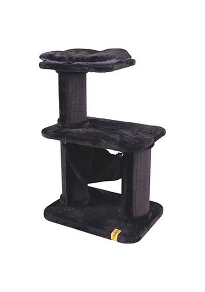 M-pets Panther Premium Relax Kedi Tırmalama Tahtalı Kedi Ağacı Siyah 65x48x98 Cm 244-54036.01