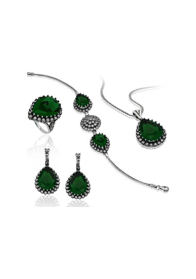 Casera's Gümüş Hürrem Sultan Kadın Set Csr2181981 Gümüş
